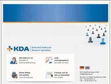 Tablet Screenshot of kdagmbh.de